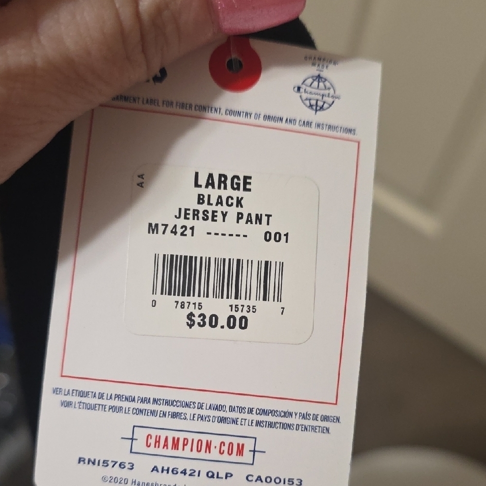 Champion Men's Black Joggers - Picture 4 of 4